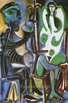 El artista y su modelo L artista et son modele 6 1963 cubista Pablo Picasso Pinturas al óleo
